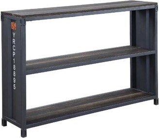 Cargo Bookshelf, Weathered Oak & Gunmetal