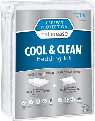 2pc Perfect Protection Cool & Clean Bedding Kit