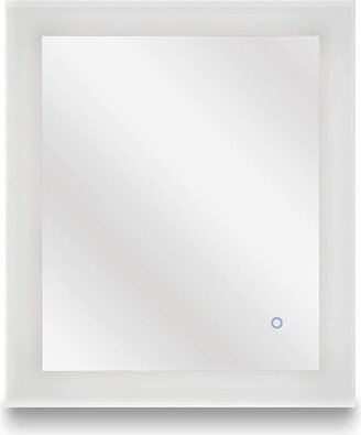 Royal Tri-Color Wall Mounted Backlit LED Bathroom Vanity Mirror with Touch ON/Off Dimmer & Fog Free Function