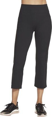 GO WALK High Waisted Crop Pants (Black) Women's Casual Pants