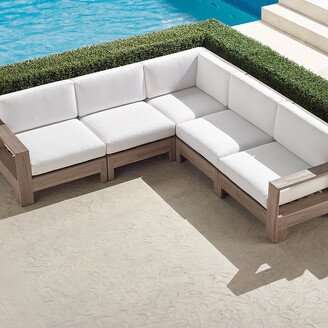 St. Kitts 5-pc. Modular Set in Weathered Teak