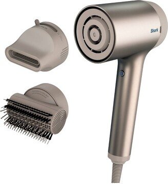 Hyper Air Ionic Hair Dryer with IQ 2-in-1 Concentrator and Styling Brush Attachment - Beige