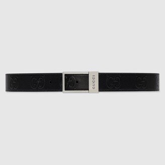 GG belt with rectangular buckle-AB