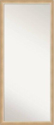 27 x 63 Eva Ambre Framed Full Length Floor/Leaner Mirror Gold