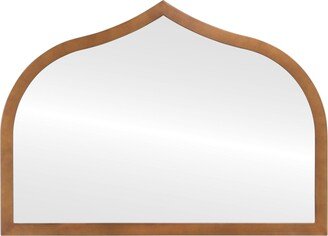 OVALCREST Tyler Framed Mantel Mirror - Teardrop Cathedral - 38.4x27.4