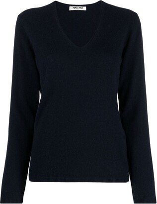 V-neck cashmere jumper-AG