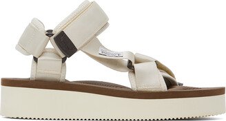 Off-White & Brown DEPA-2PO Sandals