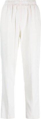 Pleated High-Waist Trousers-AA