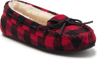 Trapper Plaid Slipper with Faux Fur Lining