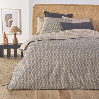 La Redoute Interieurs Sonora Geometric 100% Cotton Percale 200 Thread Count Duvet Cover