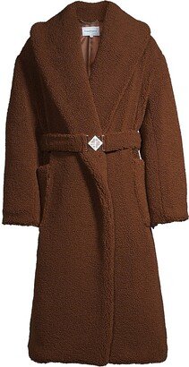 For The Peace Faux Shearling Robe