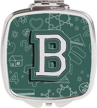 CJ2010-BSCM Letter B Back to School Initial Compact Mirror