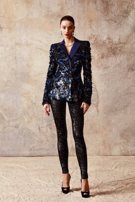 Sequin Blazer with Leggings