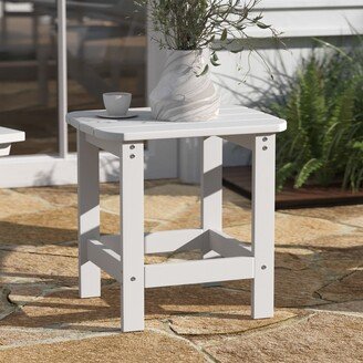 Taylor & Logan All-Weather Poly Resin Adirondack Side Table - Patio Table