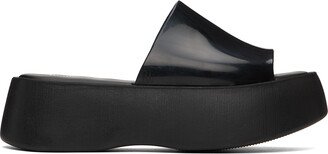 Black Becky Platform Slides