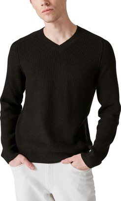 Men's Cloud Soft V-Neck Sweater Black