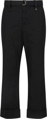 Belted Straight Leg Pants-AA