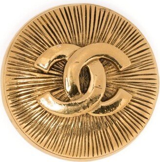 CC round brooch