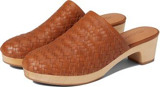 The Jordyn Clog in Woven Leather (Rustic Twig) Women's Shoes