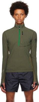 Green Half-Zip Sweater