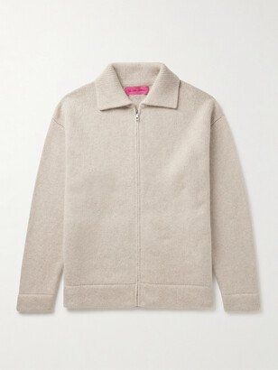 Cashmere Zip-Up Sweater