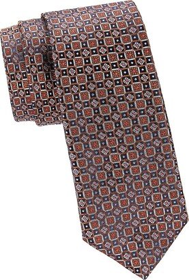 Medallion Silk Jacquard Tie