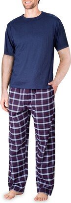 SLEEPHERO 2-Piece Flannel Pajama Set-AA