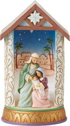 Jim Shore Holy Family Lighted Diorama Figurine