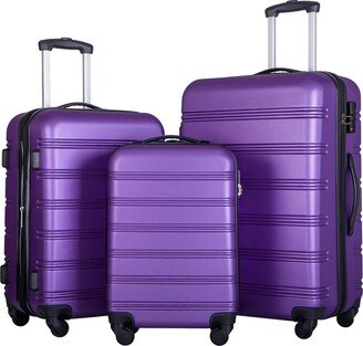 GREATPLANINC Luggage Sets 3 Piece Suitcase Set 20