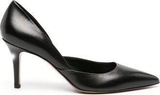 Purcy 80mm leather pumps