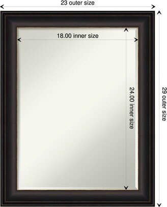 Petite Bevel Wall Mirror - Trio Oil Rubbed Bronze Frame