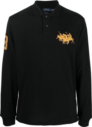 Logo-Embroidered Polo Shirt-AA