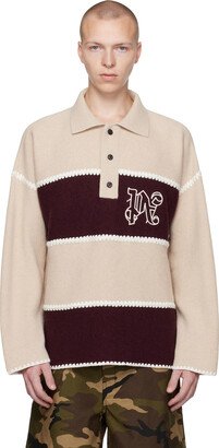 Beige Monogram Polo