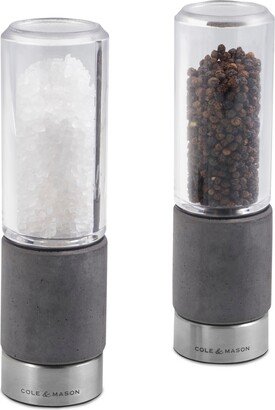 Regent Concrete Stemless Salt & Pepper Mill Gift Set