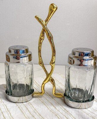 4 Salt and Pepper Set with Twig Design