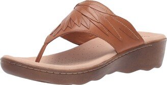 Women's Phebe Pearl Flip-Flop tan leather 120 M US
