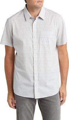 El Camino Real Stripe Short Sleeve Button-Up Shirt