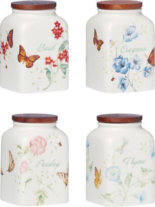 Butterfly Meadow Assorted Cooking Spice Jars, Set Of 4