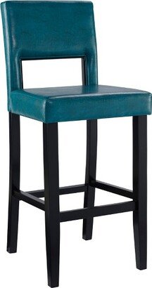 30 Vega Padded Back and Seat Faux Leather Barstool