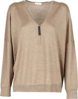 Lightweight cashmere and silk sweater