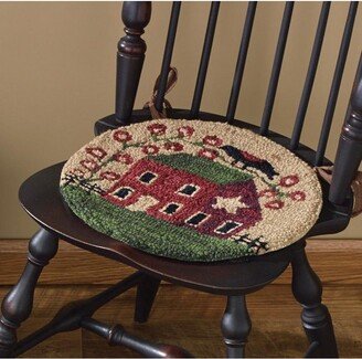 Park Designs Red House Hooked Chair Pad