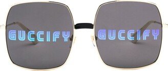 Oversized Square Framed Sunglasses