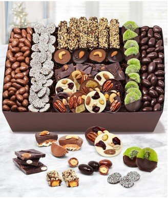 Chocolate Covered Company Premium Belgian Chocolate Nut & Fruit Tray