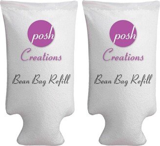 2pk 100L Bean Bag Refill White - Posh Creations