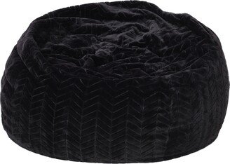 Knox 3 Foot Faux Fur Bean Bag Replacement Cover