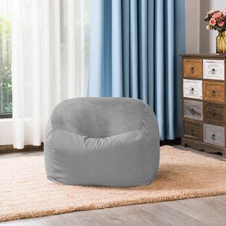 subrtex Stuffed Storage Bean Bag Chair Cover-AA