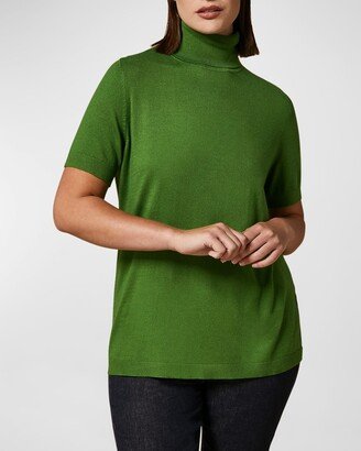 Agio Cashmere-Blend Turtleneck Pullover