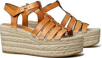 Fisherman Espadrille Wedge 75 mm (Toasted Souffle) Women's Shoes