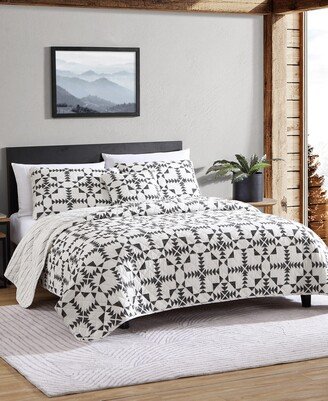 Arrowhead Cotton Reversible 3-Pc. Quilt Set, Twin