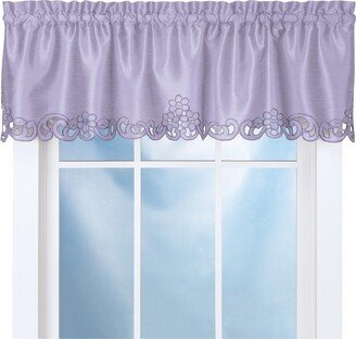 Collections Etc Elegance Scroll Cut-out Window Valance